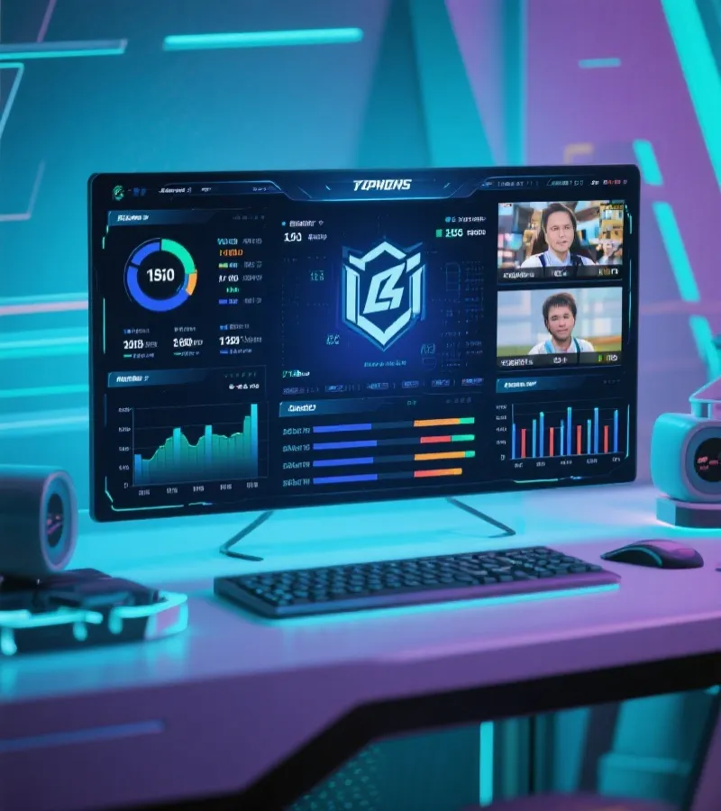 电竞多维度数据面板